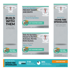 Home Fire Sprinkler Coalition Digital Ad Campaign